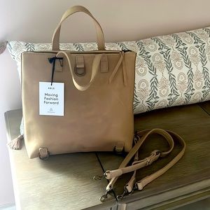 Able Abera convertible backpack/tote, color “Sand”